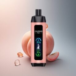 Aivono Aim Fatpro 22000 Melocotón Hielo 5% Nicotina 600mAh