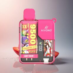 Aivono Aim Tank 9500 Helado de Fresa 650mAh 5% Nicotina