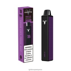 R4P6N133 Ignite Madrid IGNITE V35 pluma vaporizador hielo de uva