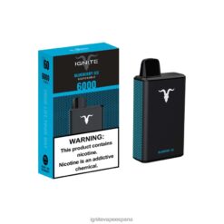 R4P6N29 Pod Ignite Tobacco IGNITE V60 pluma vaporizador hielo de arándanos